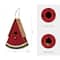 Glitzhome® 11" Hanging Wood Watermelon Garden Decorative Birdhouse